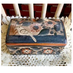 Jewelry Box Keepsake Box Vintage Pottery